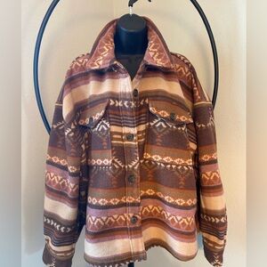 Southwestern Patterned Jacket XL CATO